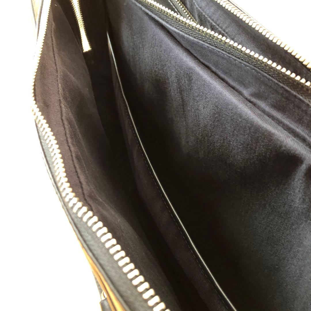 黒 レザービジネスバッグ　ビジネスレザーファクトリー