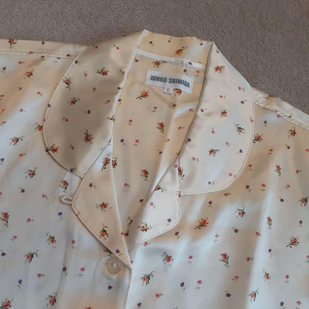 【新品未使用】JUNKO SHIMADA シルク100% 花柄 パジャマ