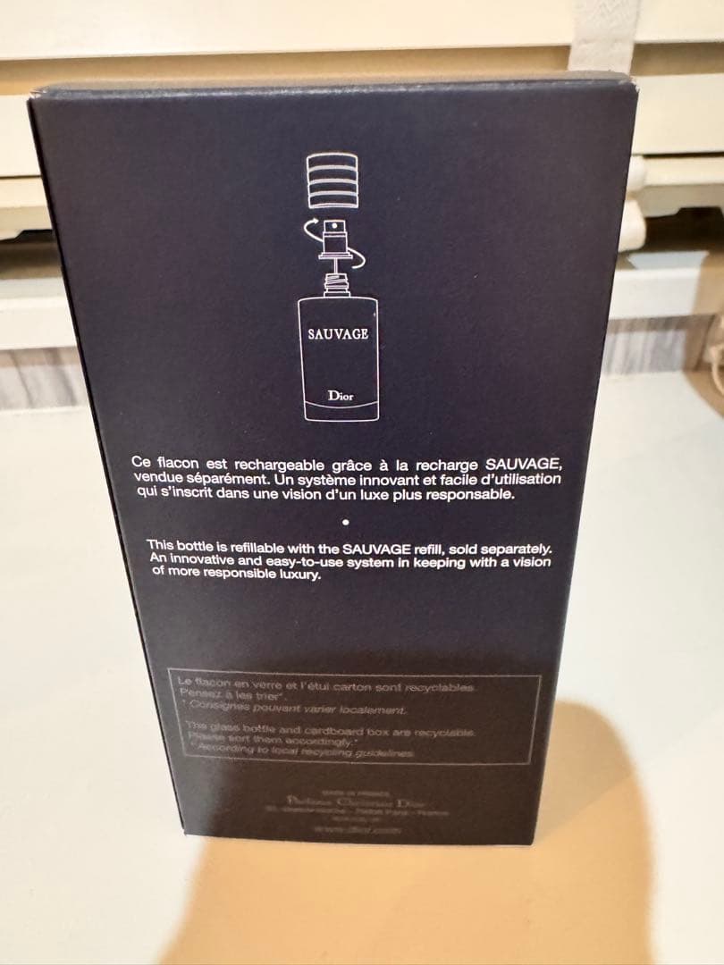 香水(男性用) Dior SAUVAGE Eau de Toilette 100ml