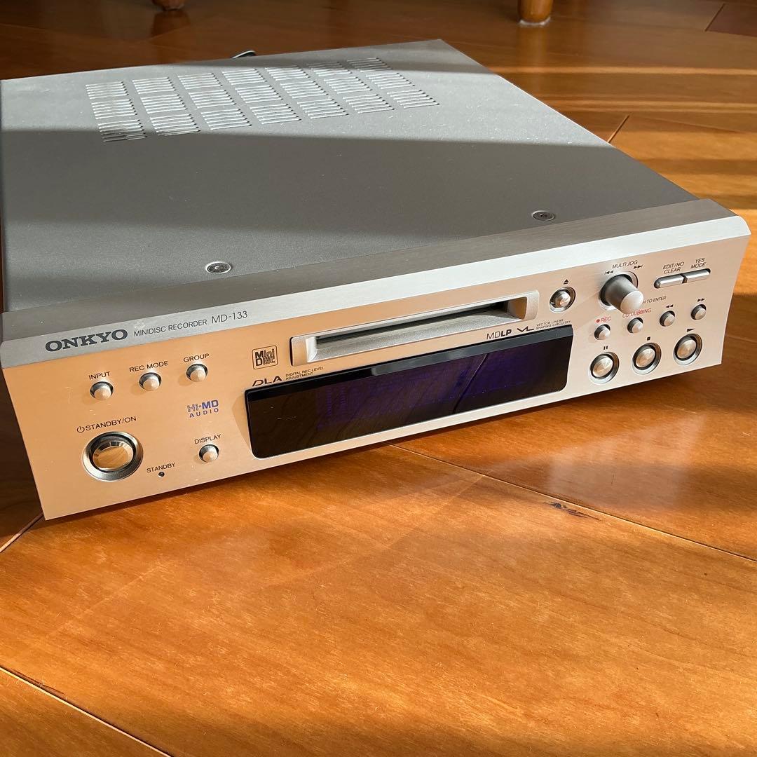 ONKYO INTEC275 MDデッキ Hi-MD対応 シルバー MD-133