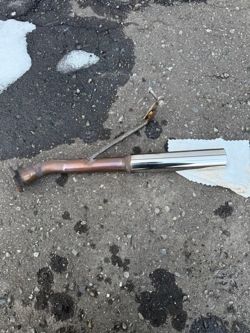 jb23 ジムニー　ワンオフ　マフラー　ストレート　リアピース