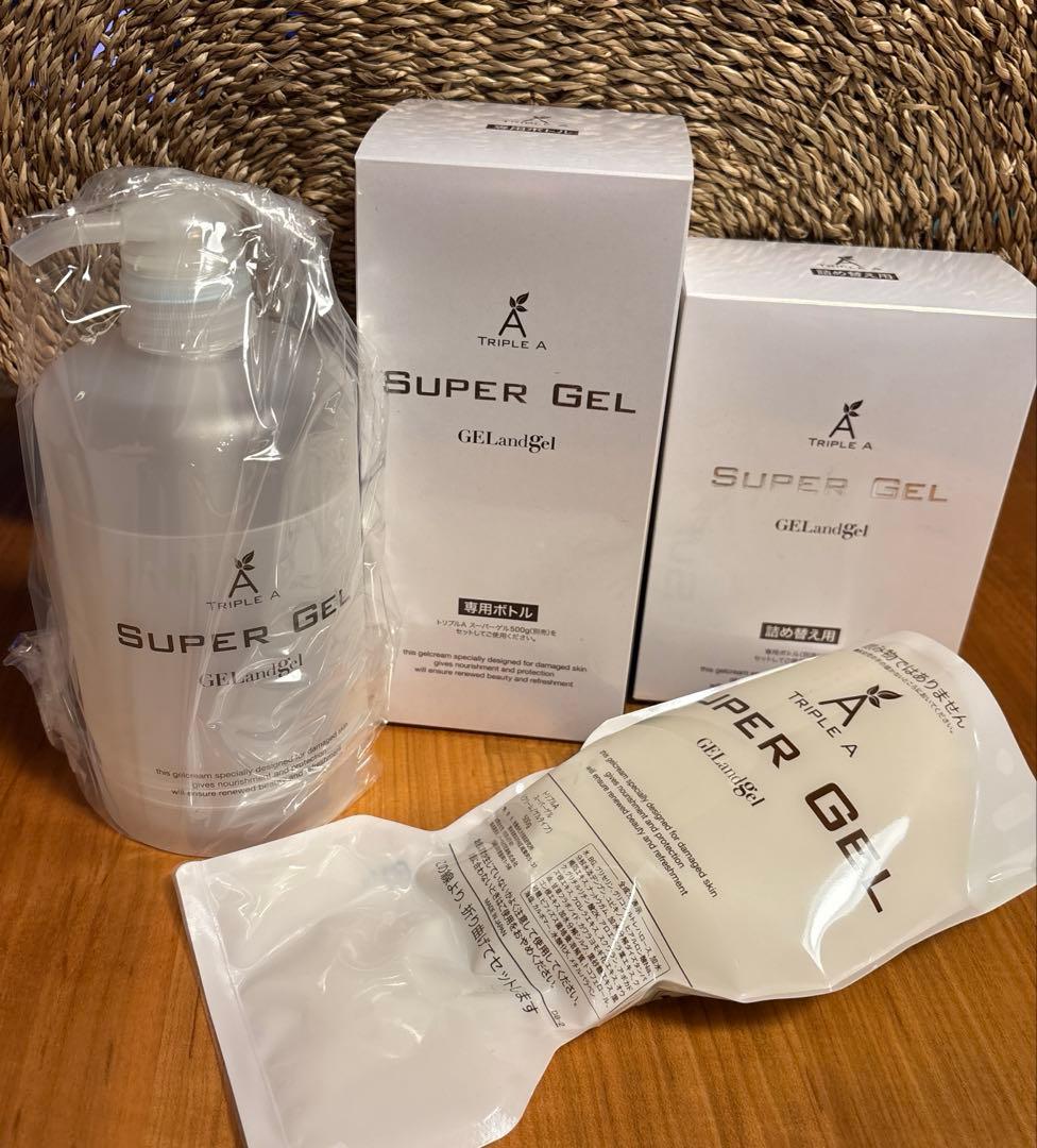 ゲルアンドゲルトリプルＡスーパーゲル　専用ボトルゲル500グラム