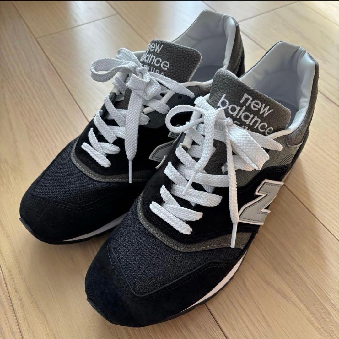 【美品】New Balance U997BK 27cm ワイズD