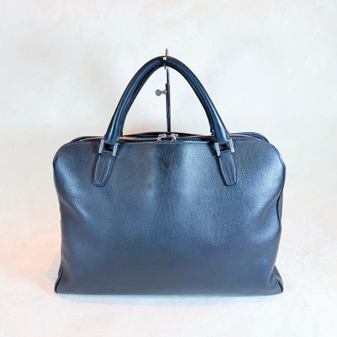 WILD SWANS ワイルドスワンズ ランスロット ブリーフケース 黒 シボ革