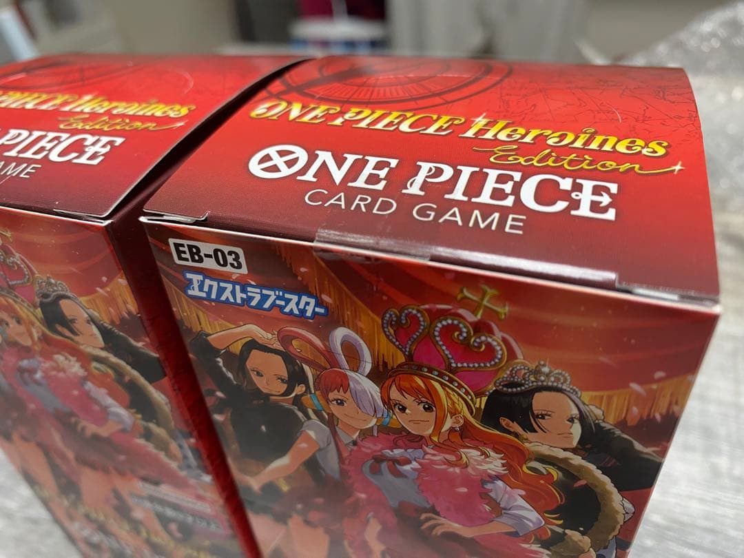 【新品・未開封】ワンピースカード　ヒロインズエディション　テープ付き　2ボックス