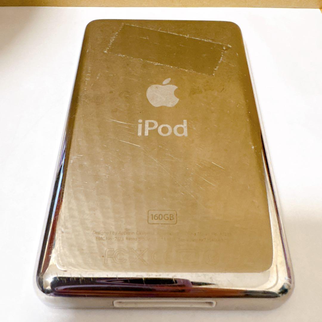ジャンク品　Apple iPod Classic シルバー　160G