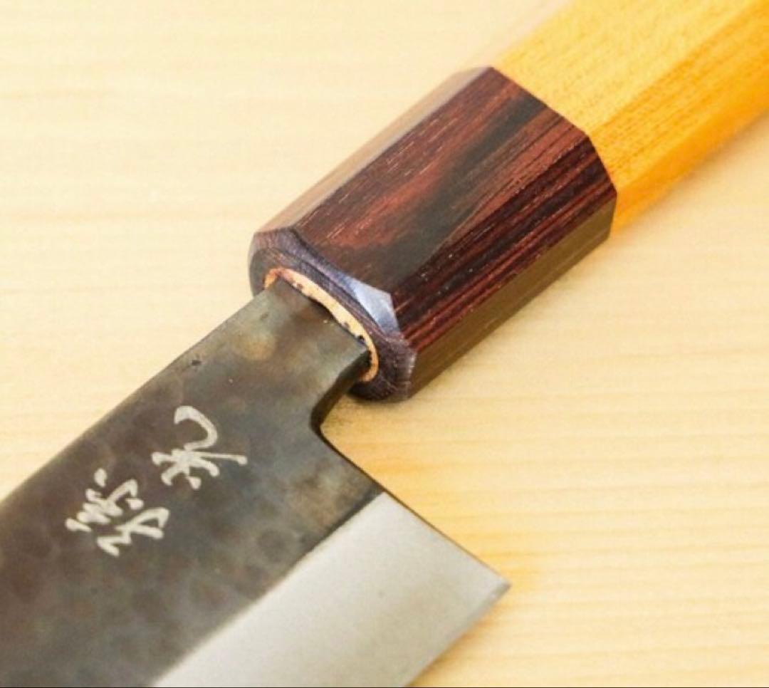 キッチン 「別注」ふくべ鍛冶 / SHINBU イカ割き包丁 小出刃両刃 野鍛冶