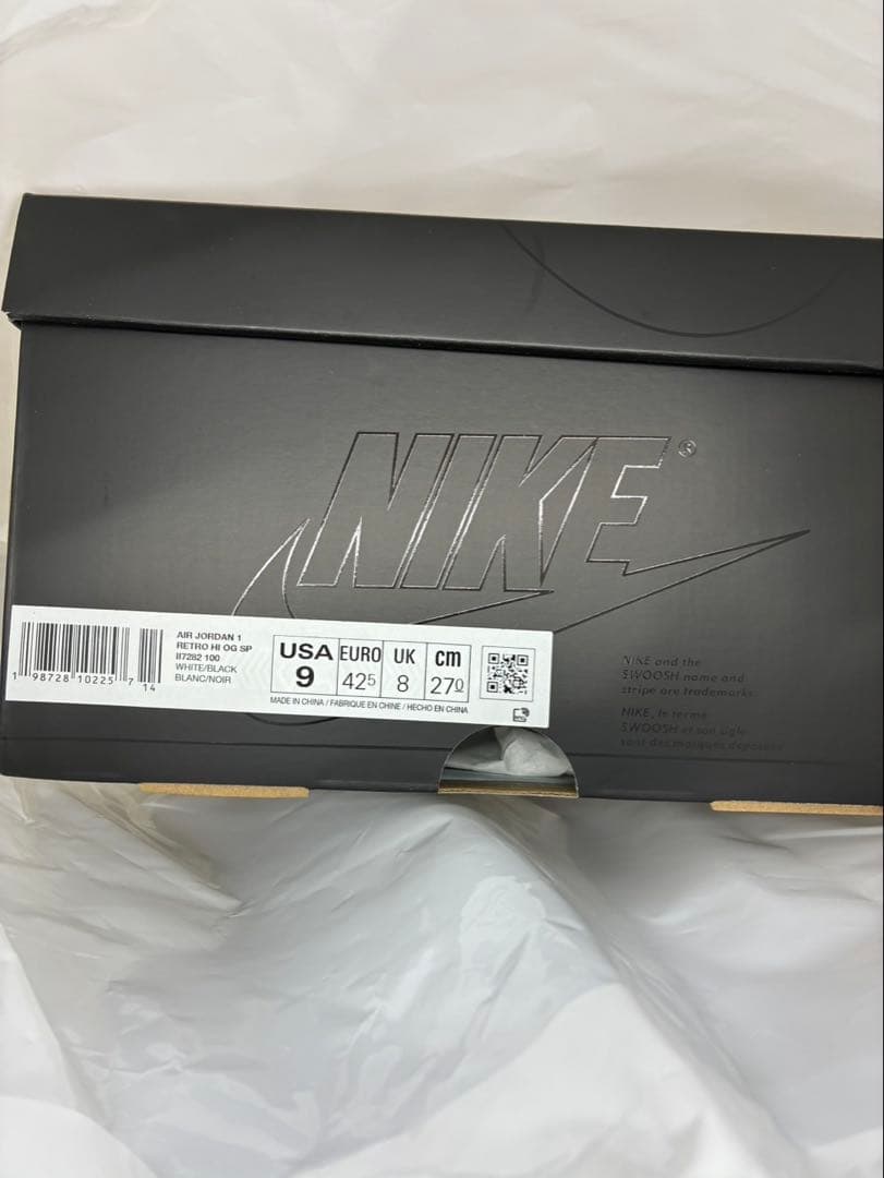 Air Jordan 1 Fragment union 27cm 新品