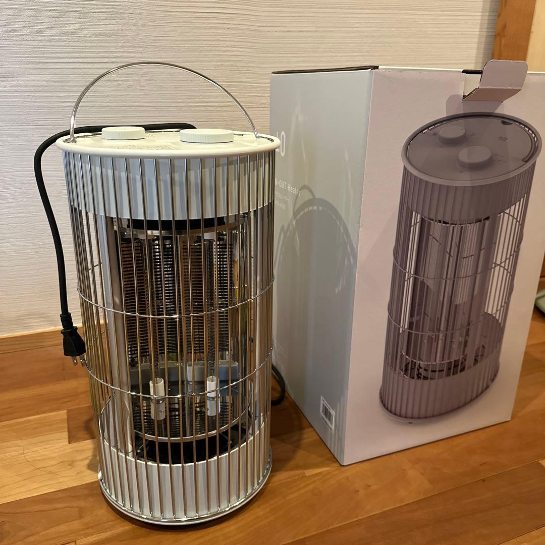 プラスマイナスゼロ テラスヒーター　新品同様（試運転のみ使用）