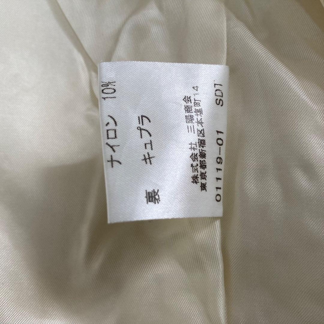 美品✨バーバリーロンドン ダッフルコート フード付 白 ホワイト 40 Lサイズ