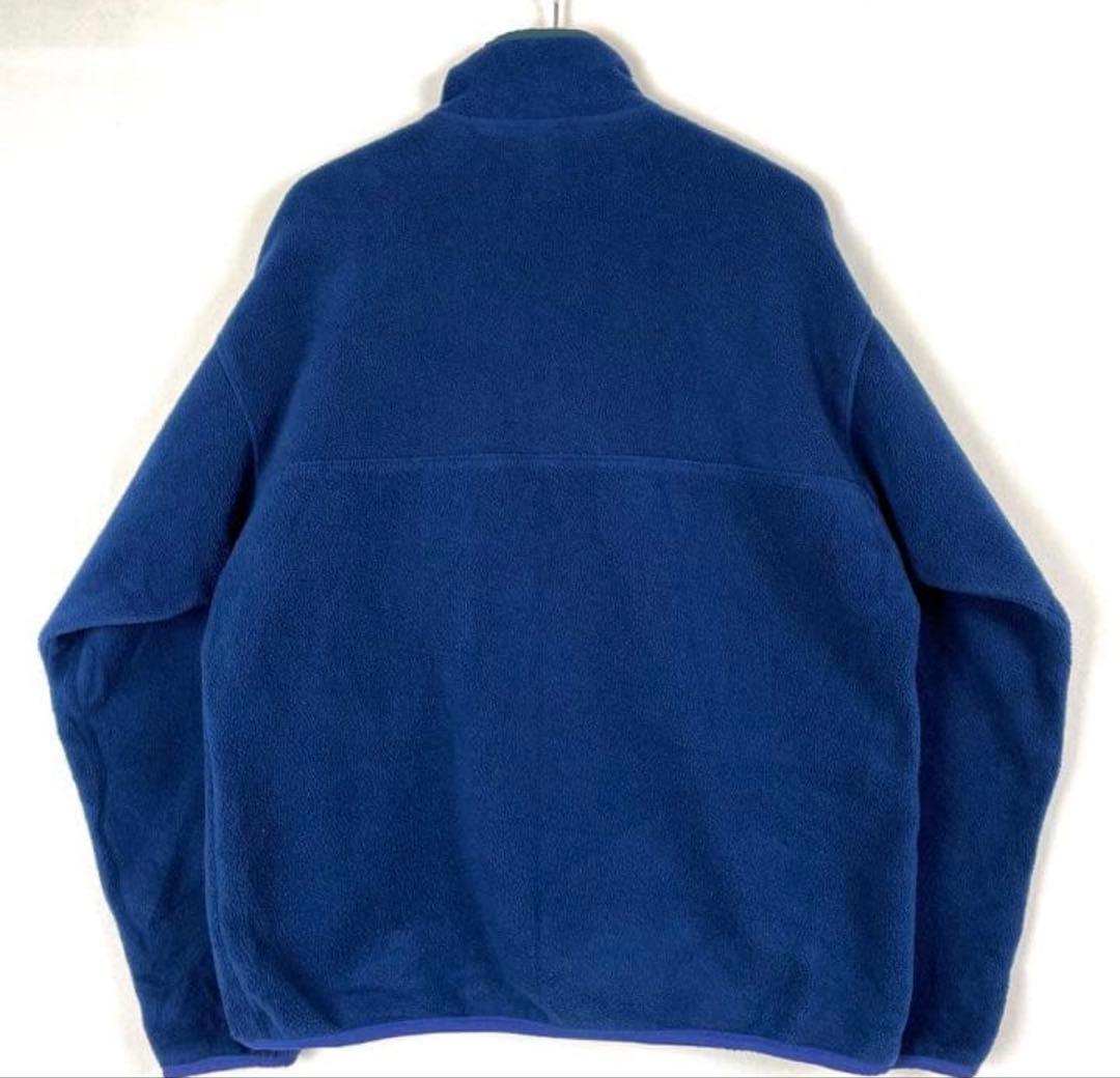 90s Patagonia シンチラスナップT フリースジャケット 紺 Lサイズ