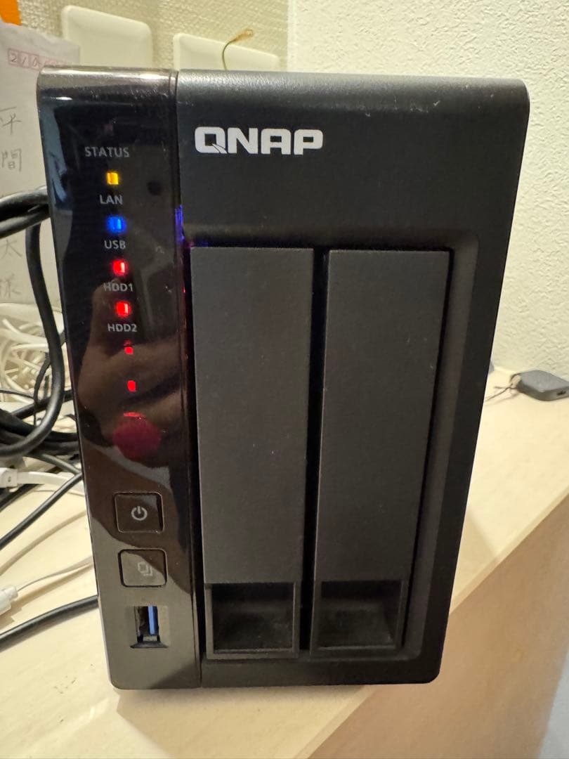 QNAP TS-251+ メモリ8GB増設済【ジャンク】