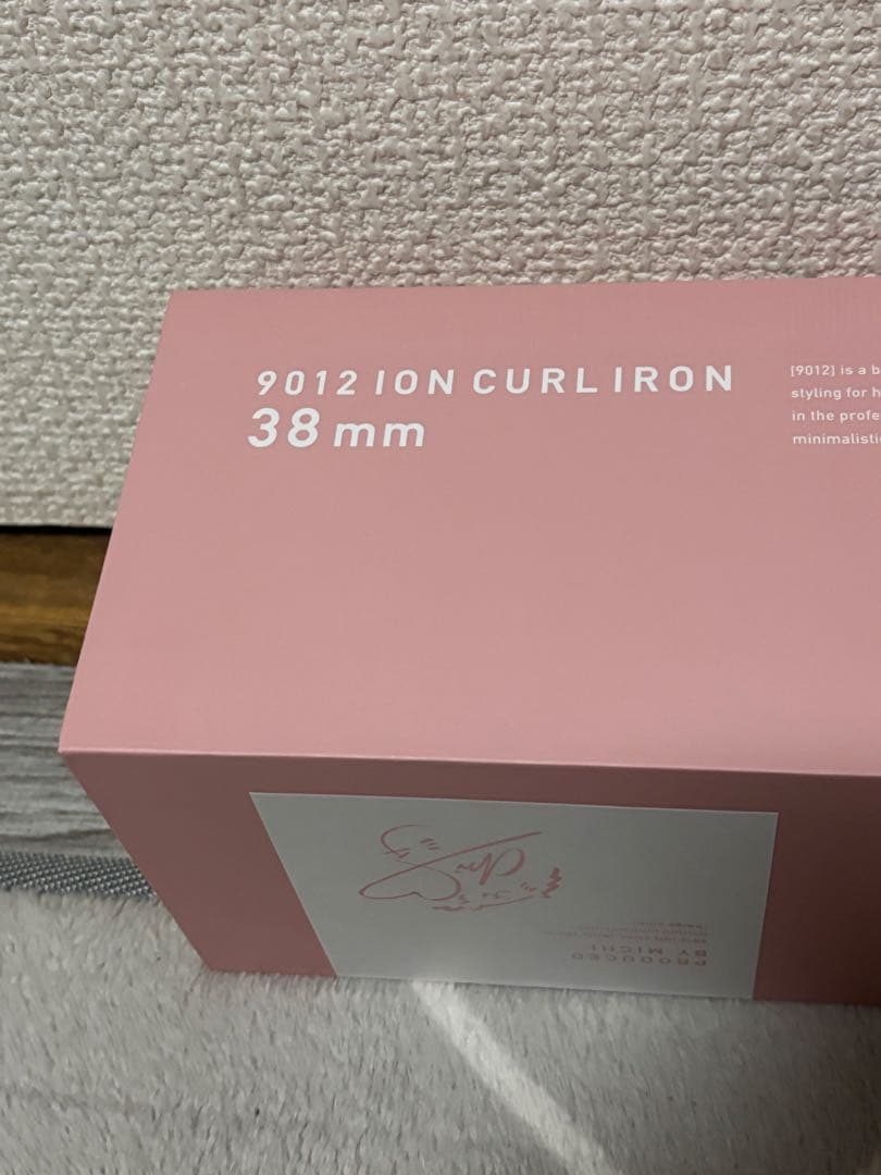 るな。MICHI 9012 カールアイロン 38mm ホワイト