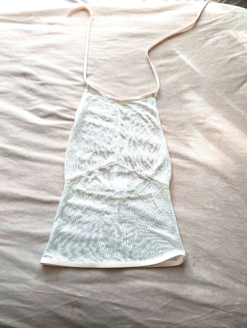 CHANEL ホワイト メッシュ キャミソール