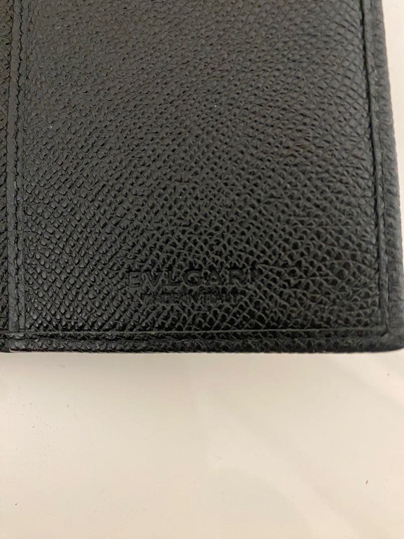 BVLGARI ブラックレザー 長財布 箱付き
