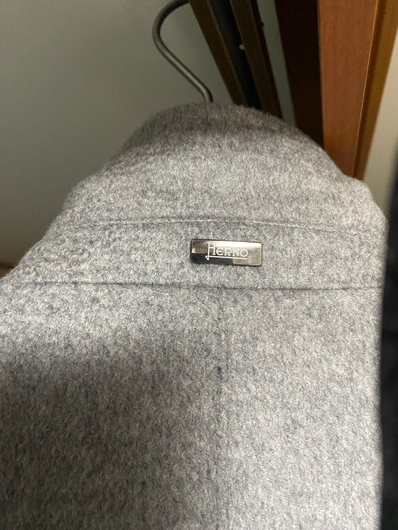 HERNO ヘルノ コロンボ　カシミヤ　チェスターコート ライトグレー 48