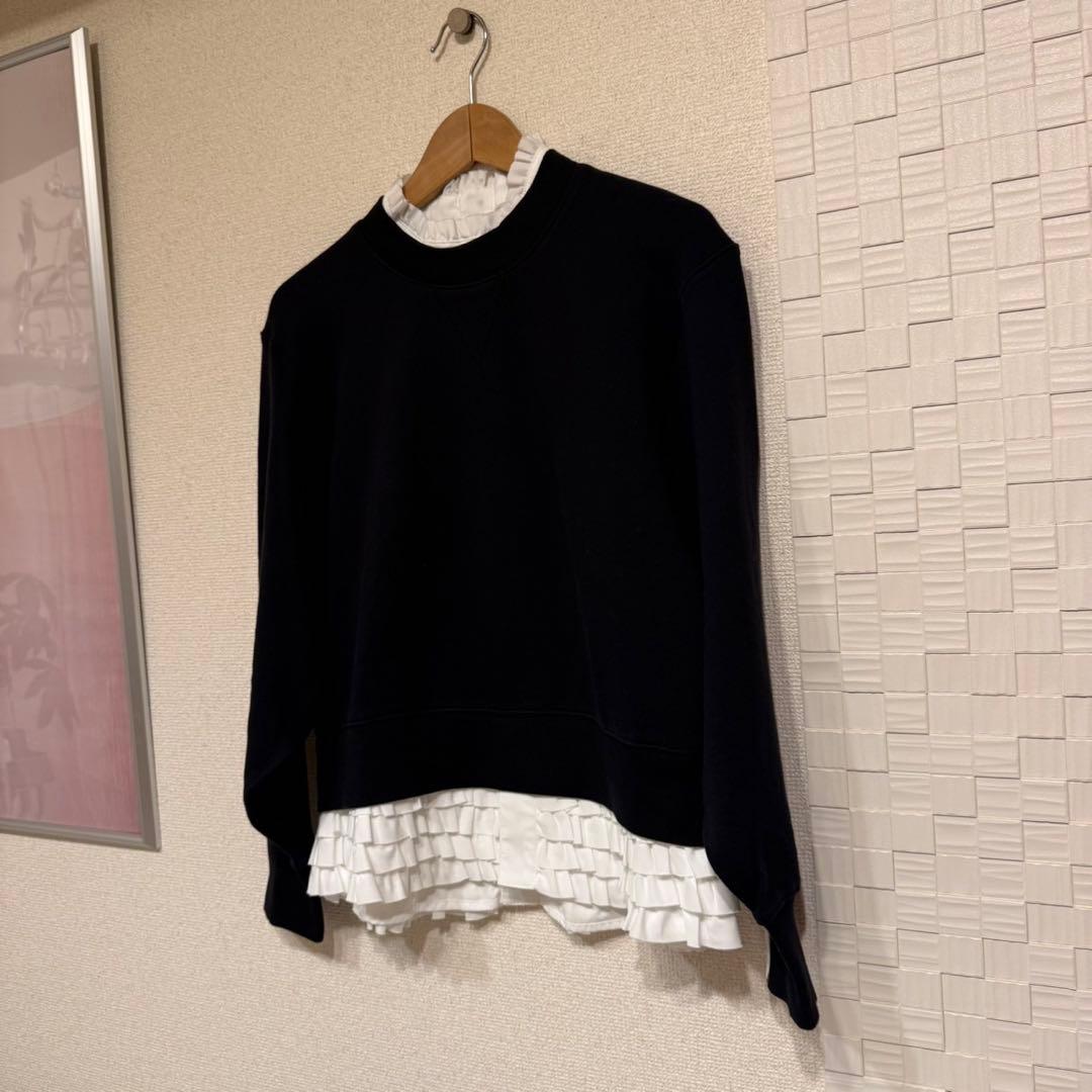 muveil シャツレイヤードプルオーバー