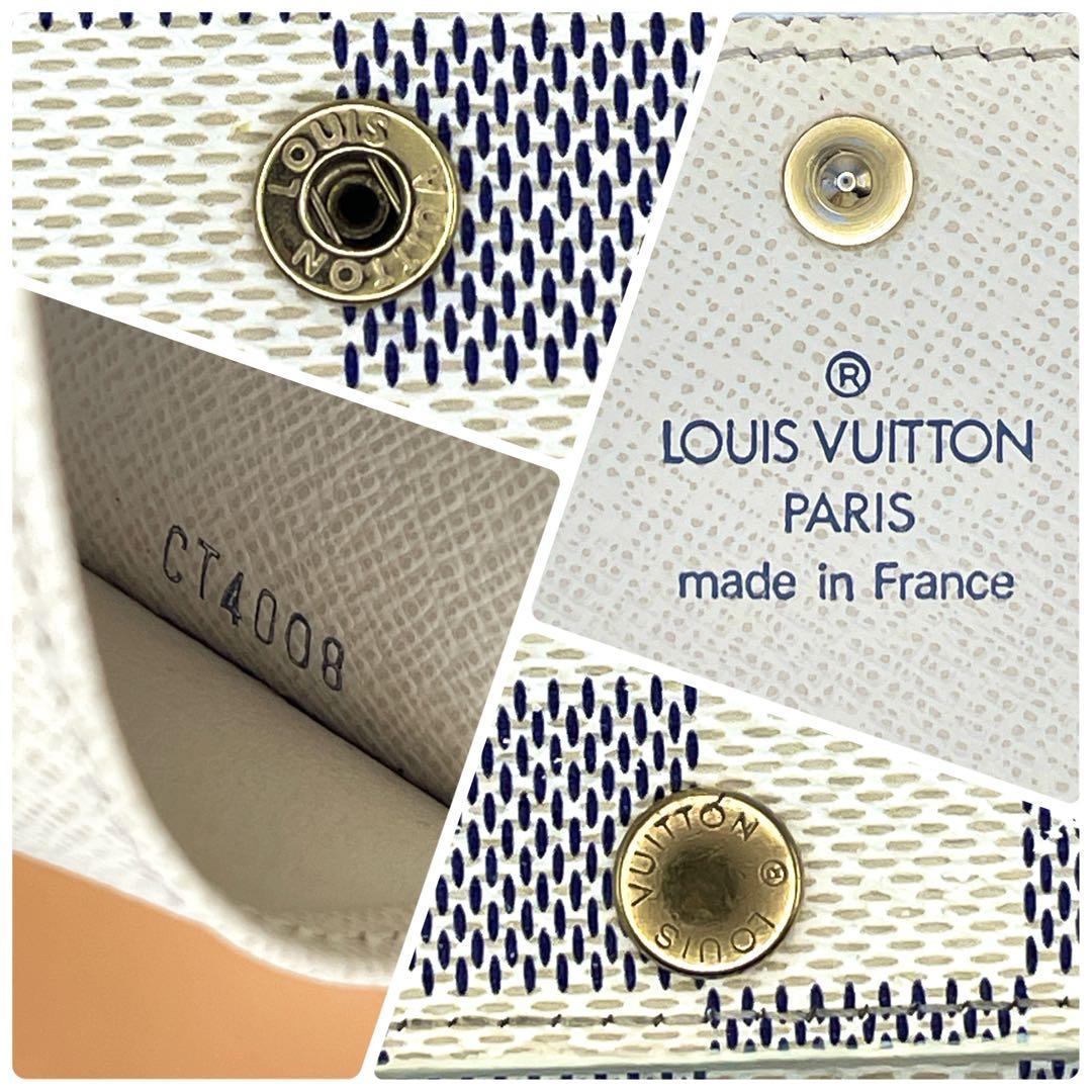 ルイヴィトン ダミエアズール ミュルティクレ6 6連キーケース