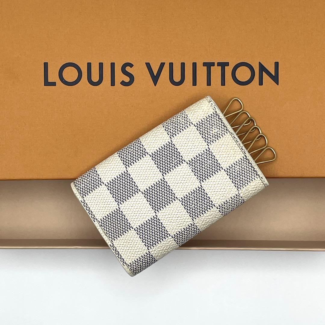 ルイヴィトン ダミエアズール ミュルティクレ6 6連キーケース