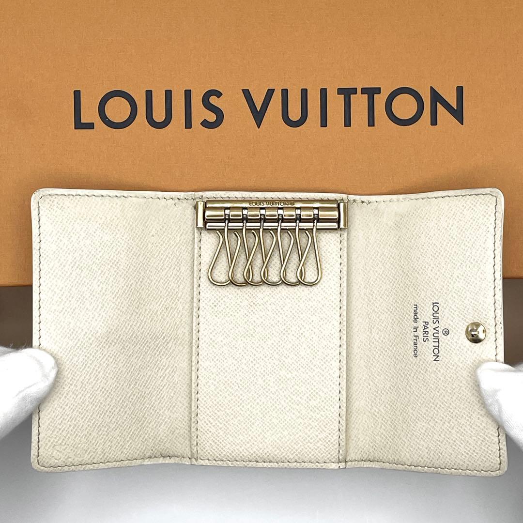 ルイヴィトン ダミエアズール ミュルティクレ6 6連キーケース