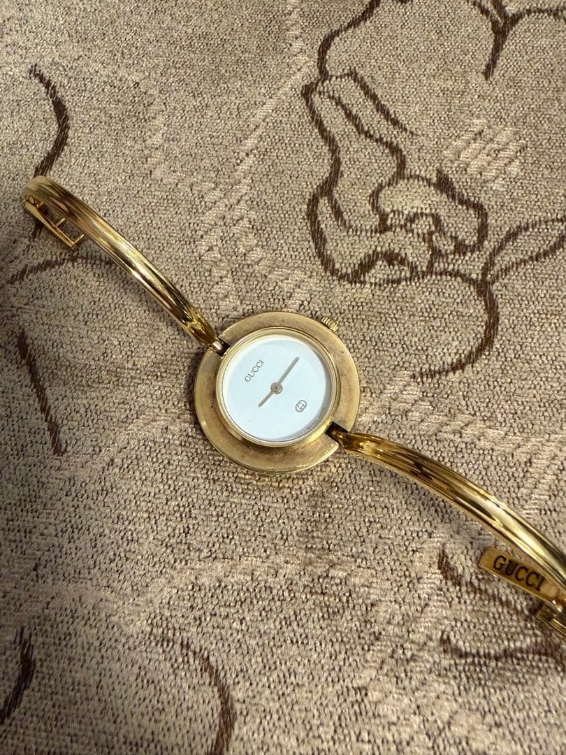 GUCCI チェンジベゼル クォーツ ベゼル10個付 箱付き 動作未確認