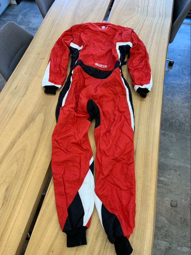 Sparco レッド ブラック 全身スーツ