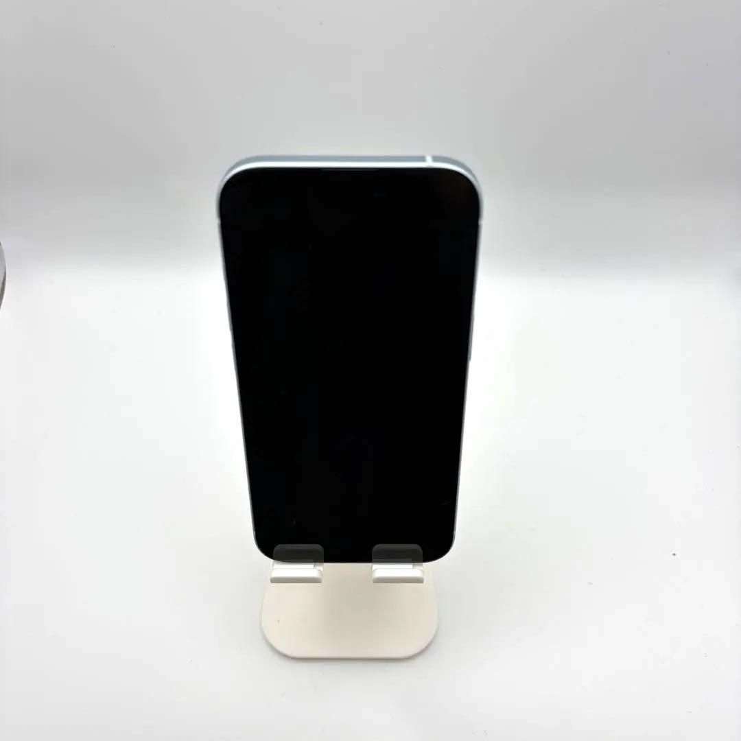 iPhone15 256GB ブルー SIMフリー美品 バッテリー100% 箱付