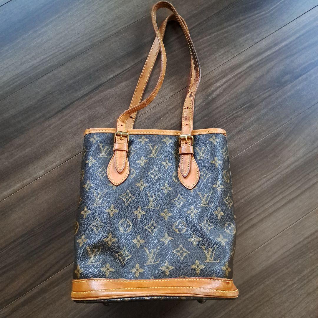 Louis Vuitton モノグラム レザーバッグ