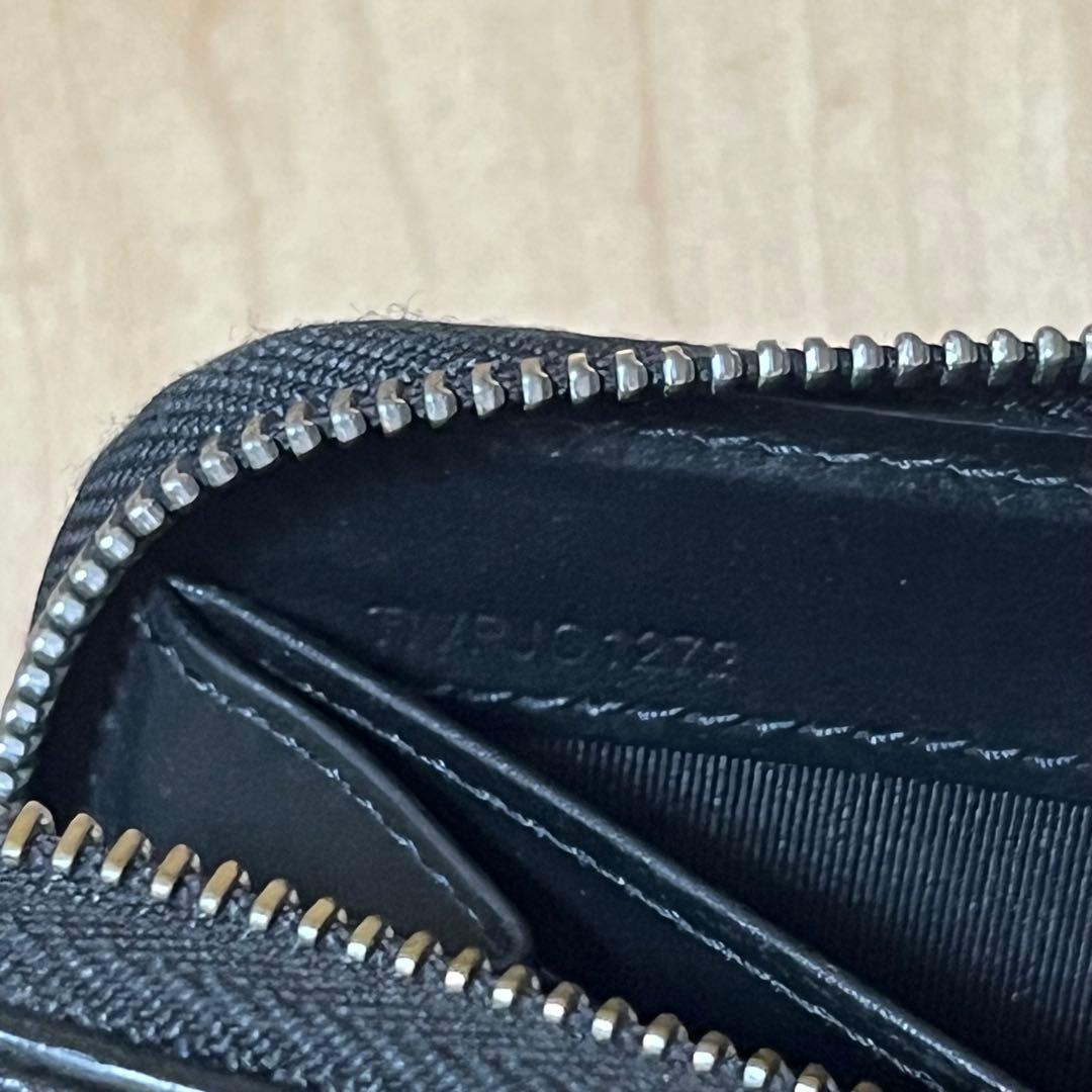 人気　Burberry バーバリー　長財布　レザー　ブラック　ロゴ　黒