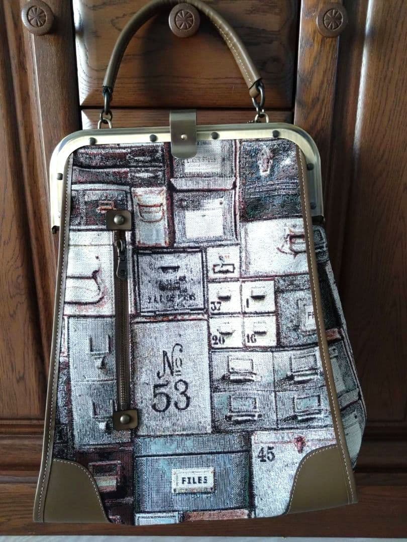 新品★サポネッタ　がま口リュック　ゴブラン