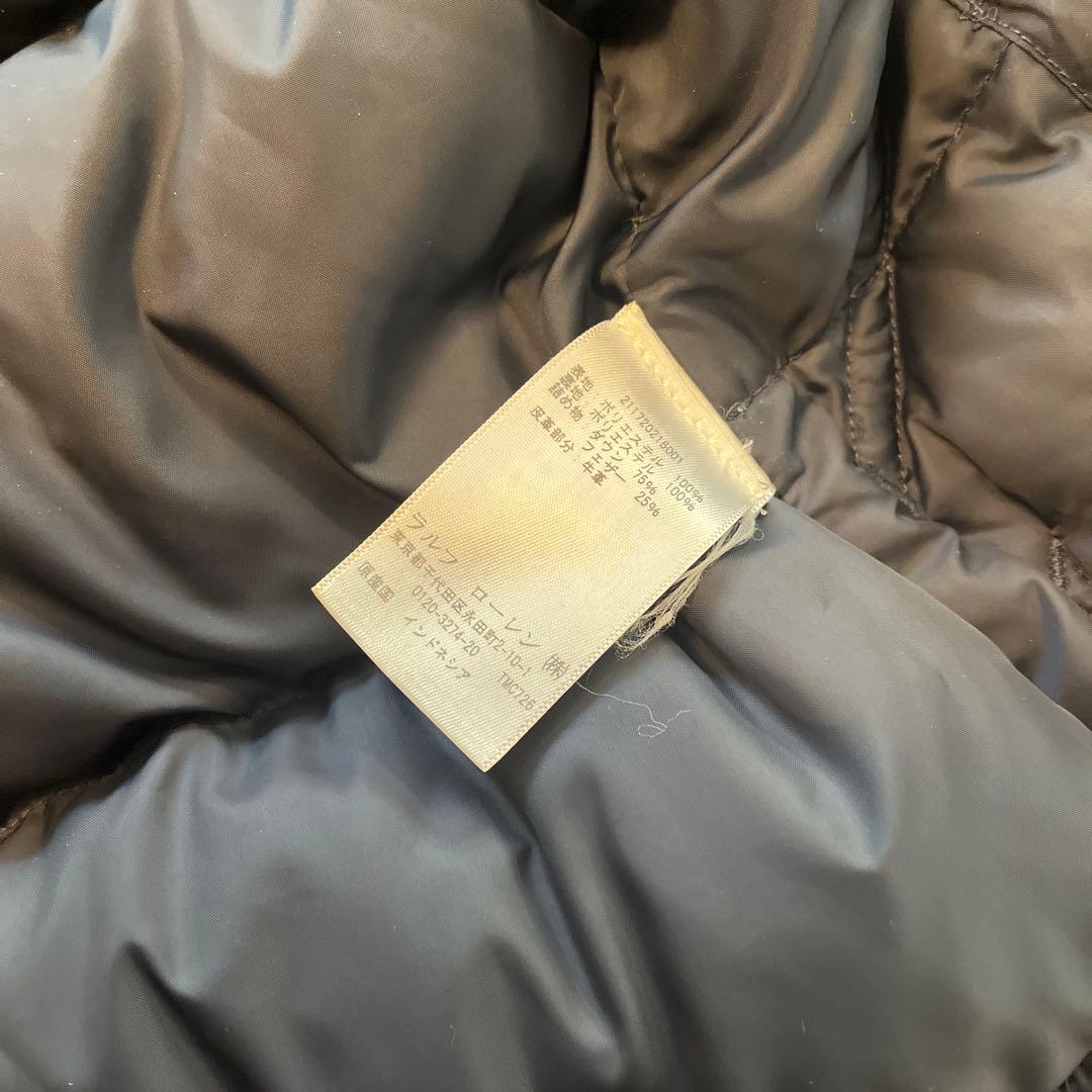 【ラルフローレン】レディースダウンベストMサイズネイビー#️⃣美品