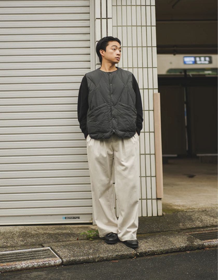 bonbonで購入　クルーネックダウンベスト