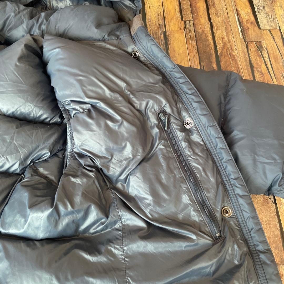 ノースフェイス 700FP ミディアム丈ダウンコート レディースM相当 ブルー