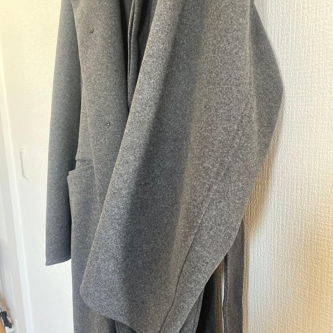 SOEJU グレー スーパー140メルトンバルマカーンコート