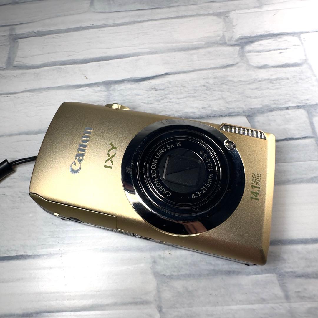Canon カメラ　IXY 10S PC1467 ゴールド コンデジ　動作品