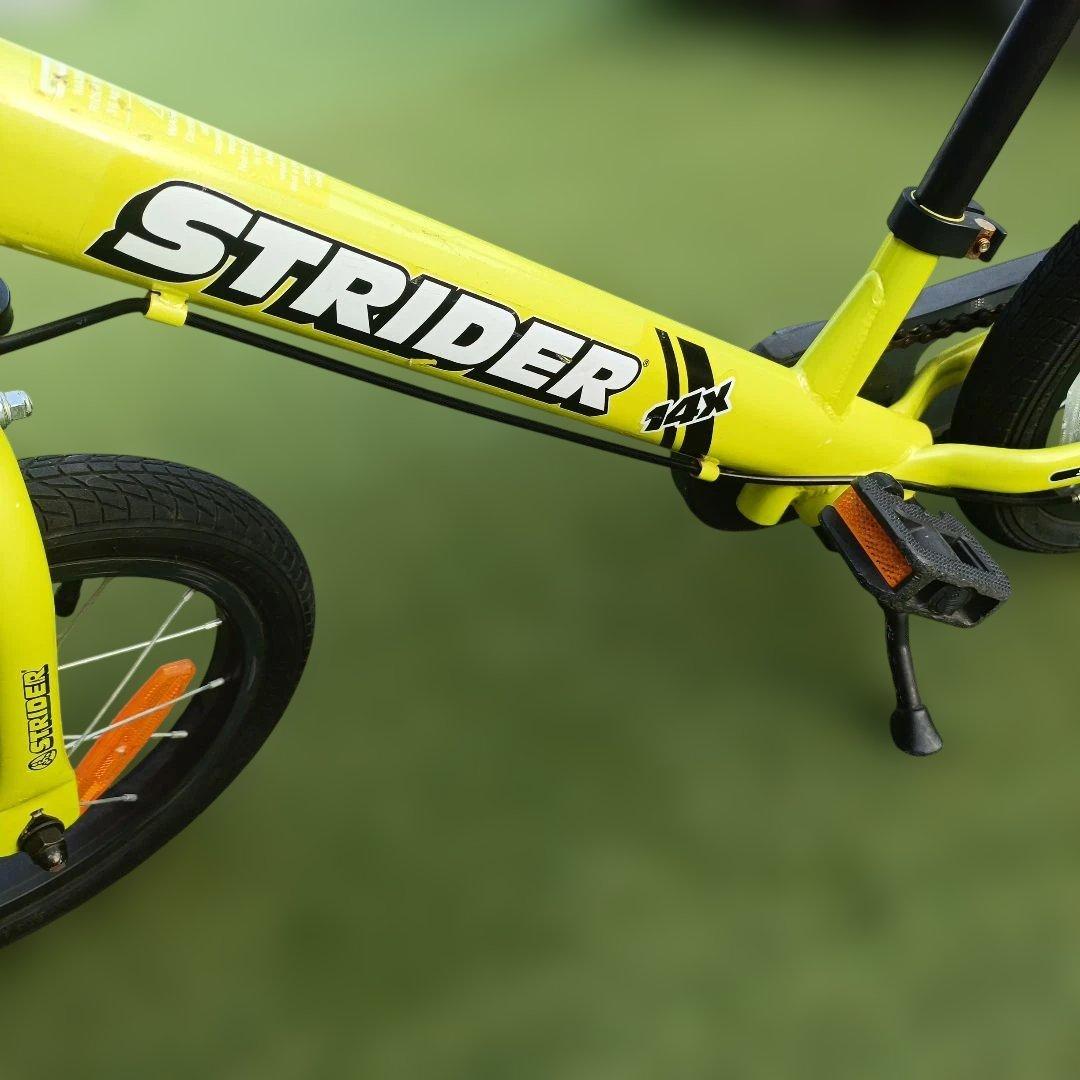 ストライダー限定色 STRIDER 14X ライムイエロー 幼児自転車