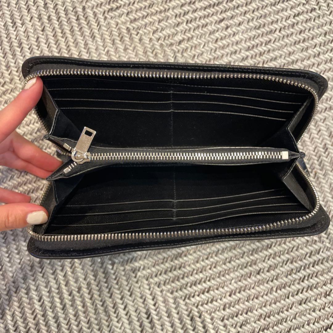 【極美品】SAINT LAURENT サンローラン ラウンドファスナー 長財布