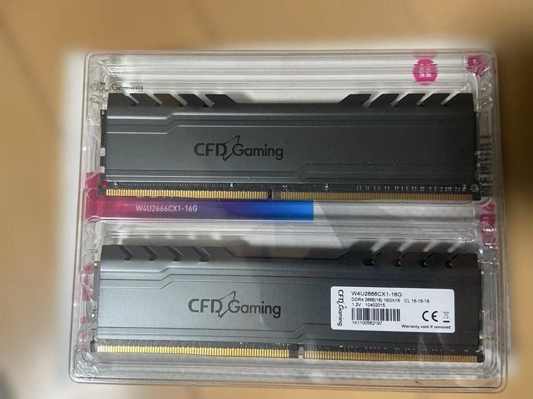 CFD Gaming W4U2666CX1-16G 16GB 2枚組