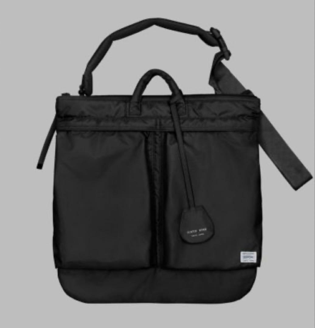 PORTER × HYKE HELMET BAG BLACK 25FW