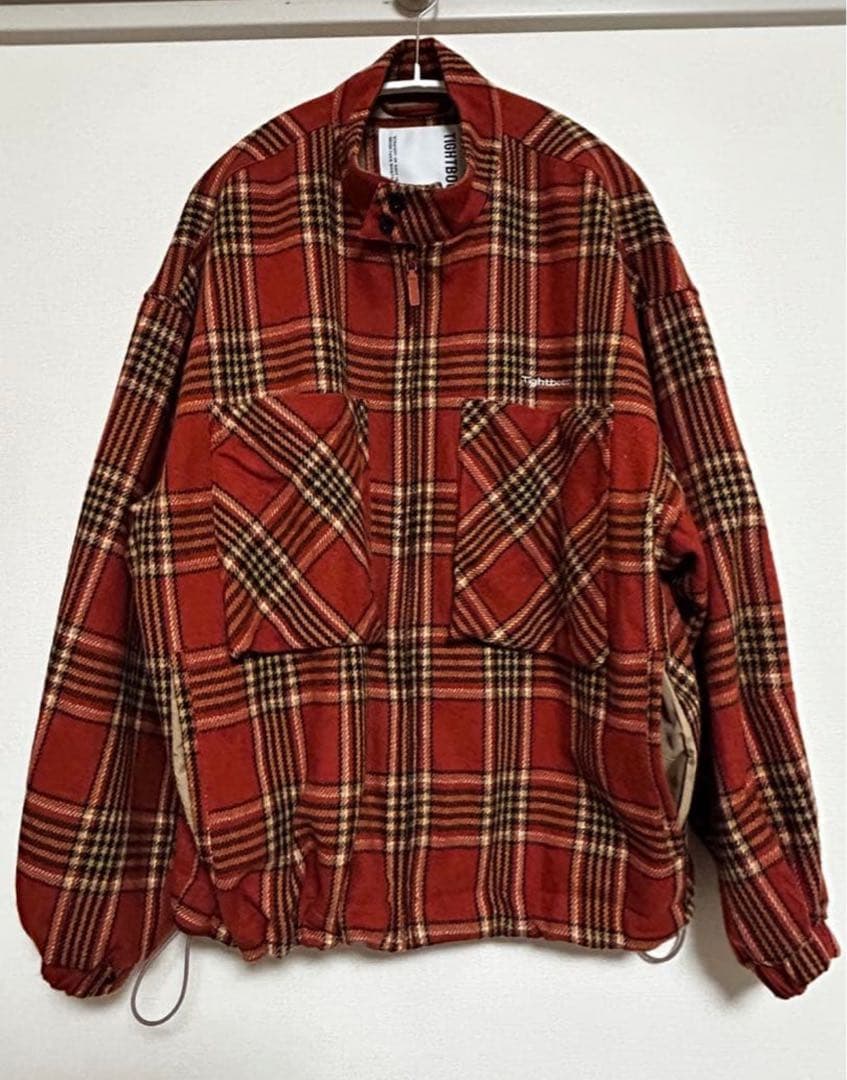 FW23-JK10 PLAID FLANNEL SWING TOP タイトブース