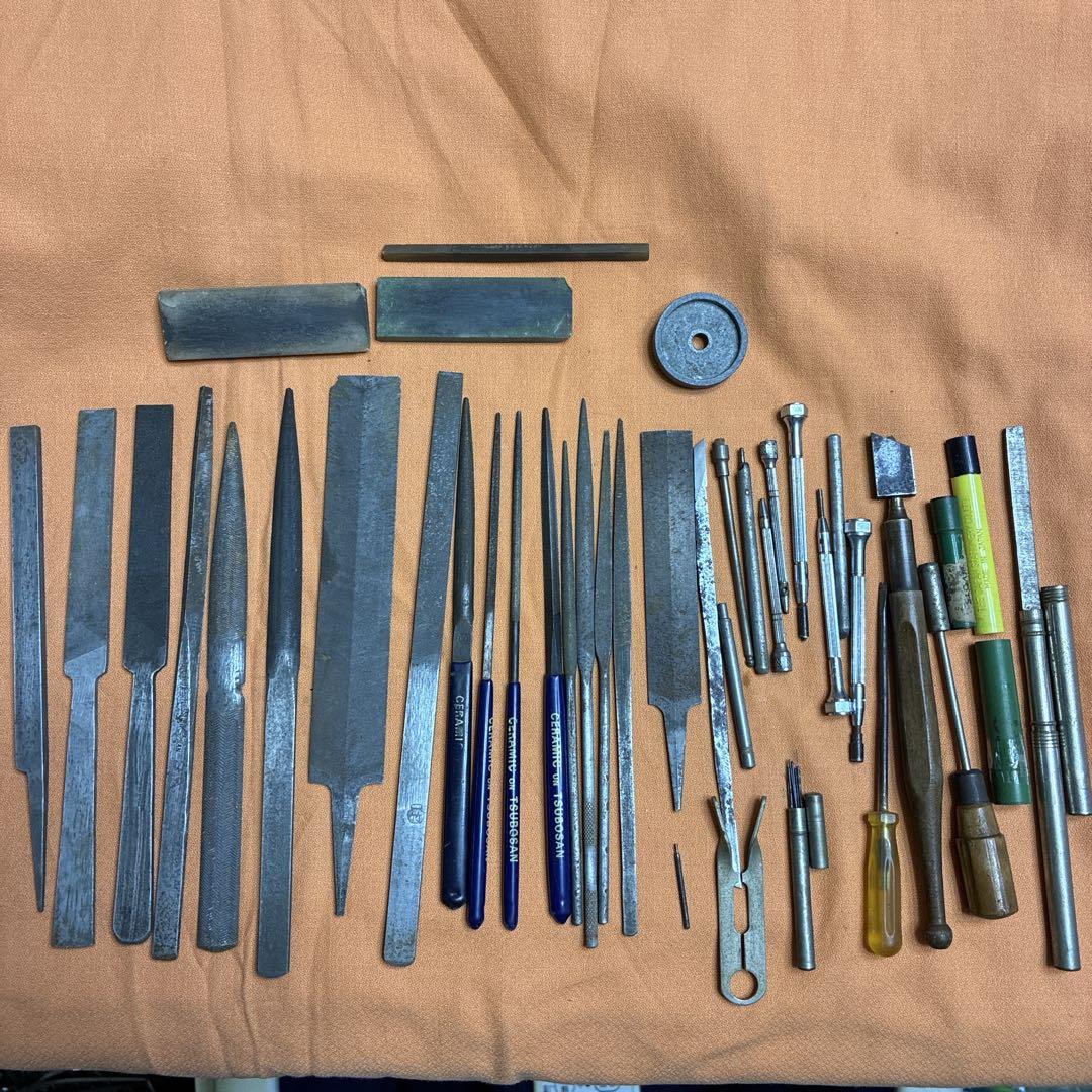 時計用工具　タガネ、ヤスリなど