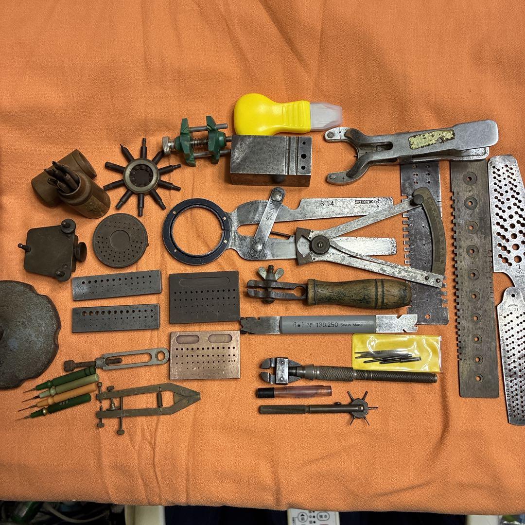 時計用工具　タガネ、ヤスリなど