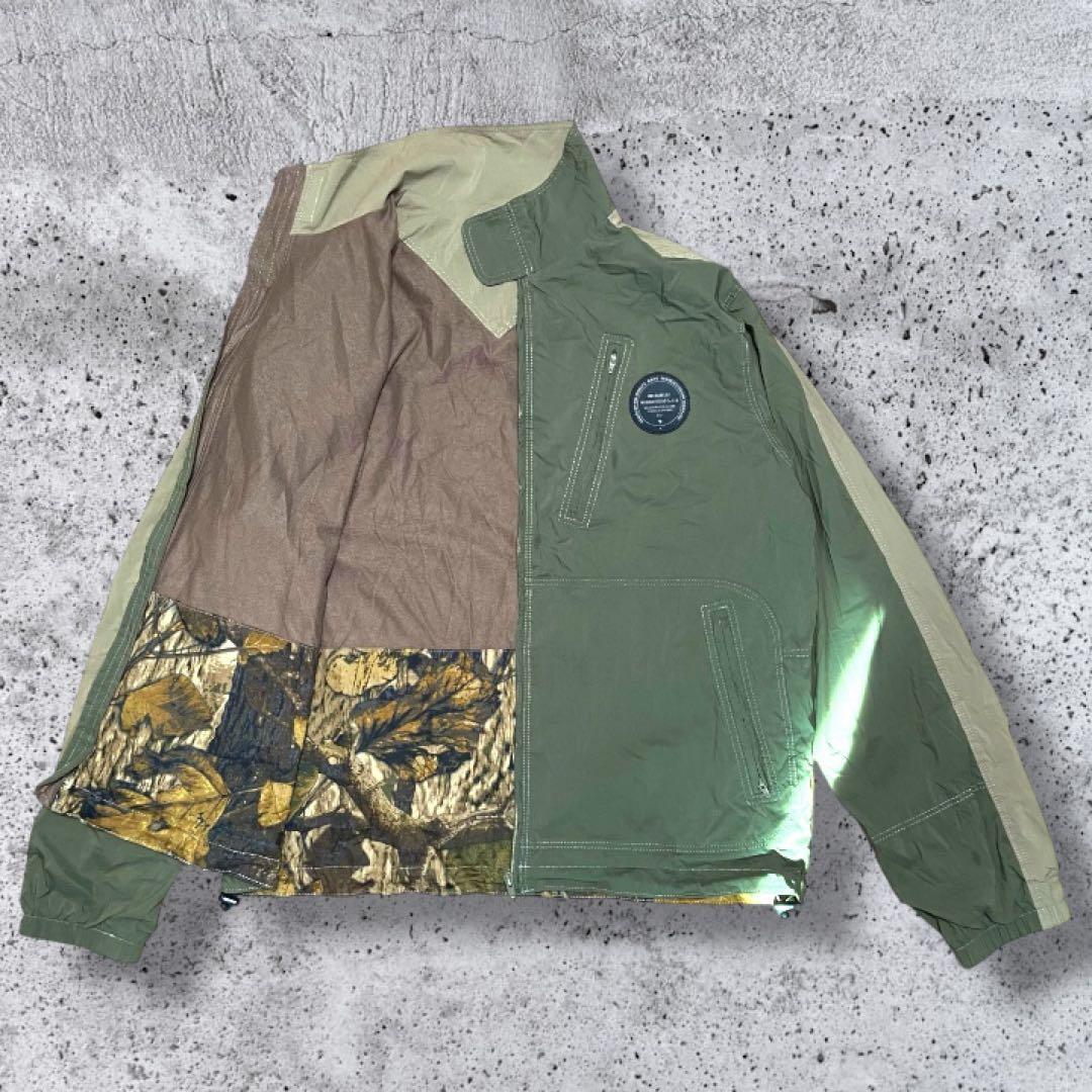 【キムタク着用・希少XL】RATS WARM UP JKT カーキ ナイロン