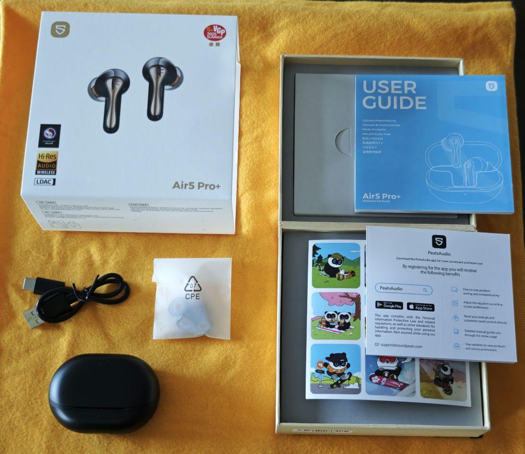 SOUNDPEATS Air5 Pro＋ワイヤレスイヤホン