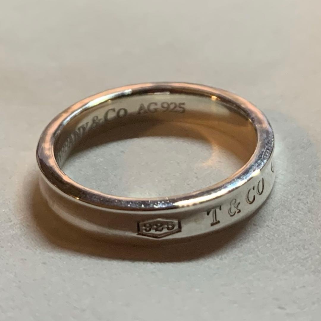 極美品　16号　1837 925 TIFFANY ナロー 指輪　リング　1837
