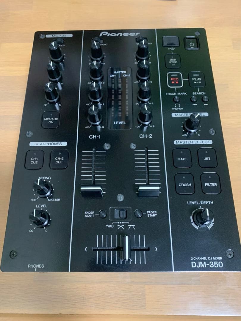 Pioneer DJM-350 2チャンネルDJミキサー