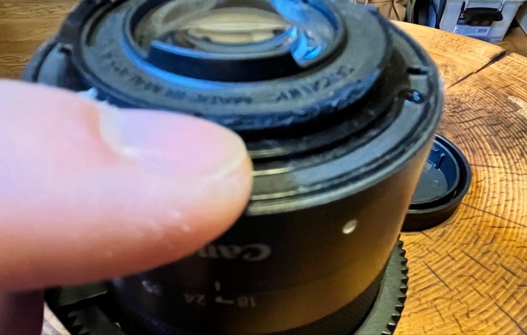 【値下・ジャンク】Canon 18-150mm ズームレンズ　ef-m 55mm