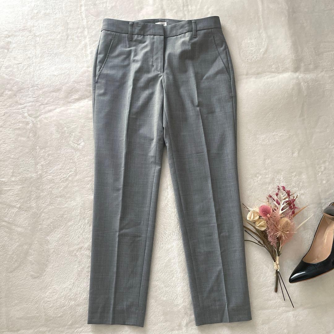 極美品⭐︎PLST グレー ストレッチ テーラード パンツスーツ セットアップ S