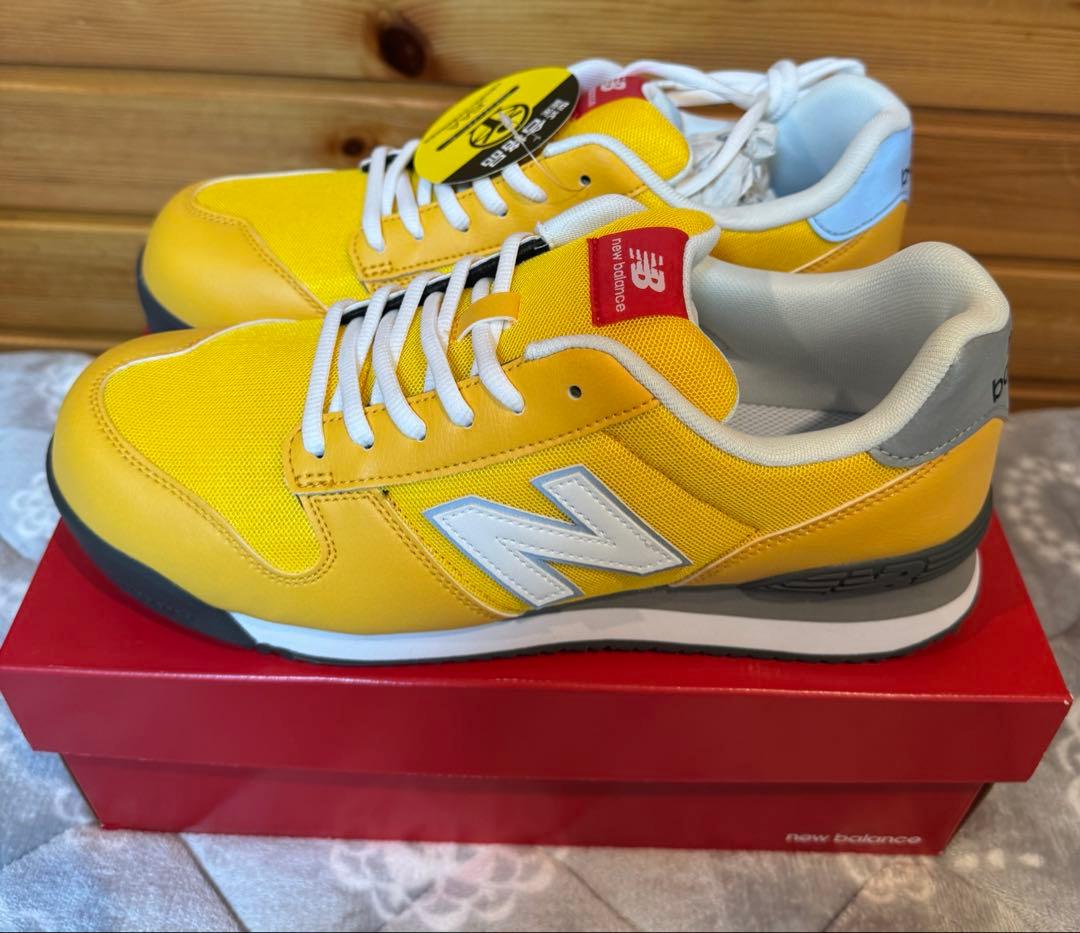 New Balance 安全靴 イエロー 26cm