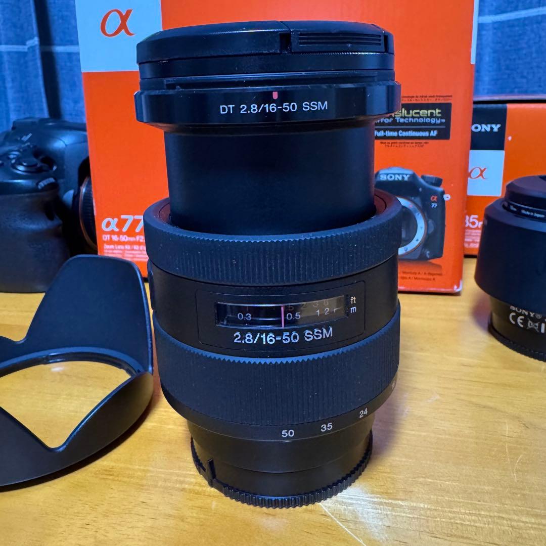 SONY α77 SLT-A77VQ ズームレンズキット & SAL85F28